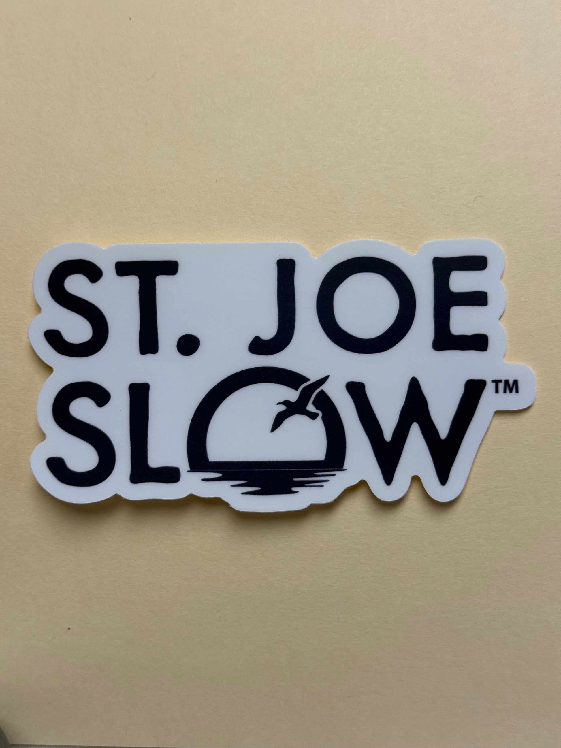 Sticker Die Cut - St. Joe Slow Logo